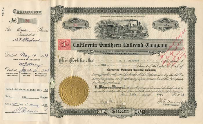 California Southern Railroad Co.